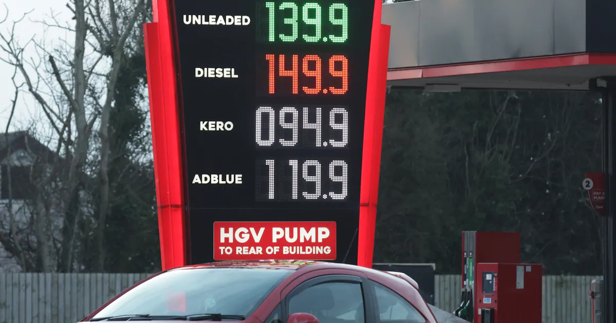 Petrol and diesel prices up 1% in last week but further rises ‘inevitable’, Consumer Council says