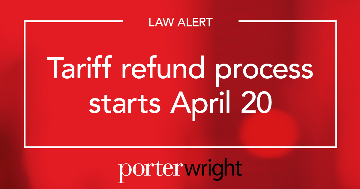 Tariff refund process starts April 20