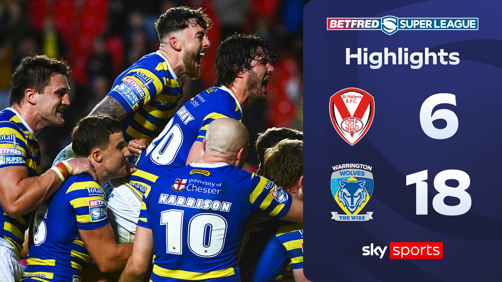 St Helens 6-18 Warrington Wolves | Super League highlights