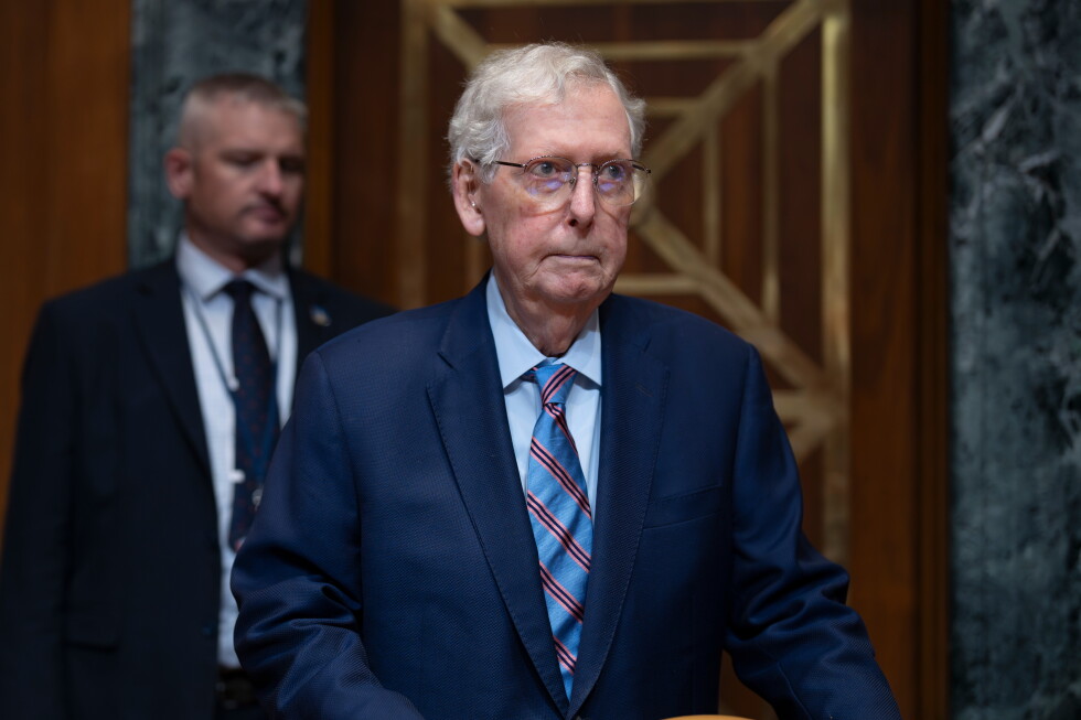 Former Senate leader Mitch McConnell is in the hospital, but little more is known