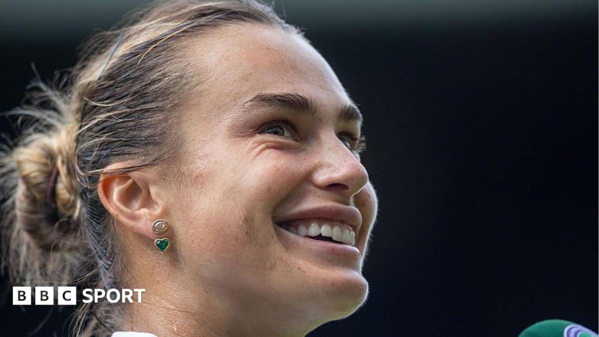 'Eight out of 10' - Sabalenka rates her first-round win