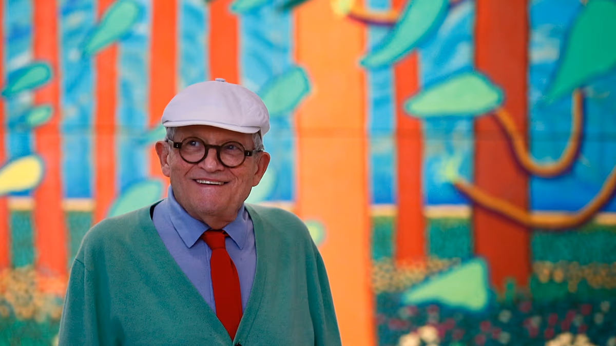 British artist David Hockney, whose vibrant pool paintings defined an era, dies aged 88