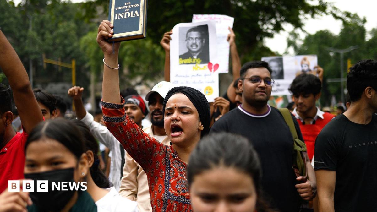 Police block thousands of 'cockroach' protesters marching on India's parliament