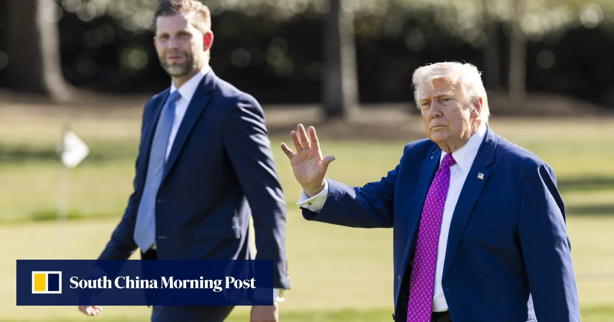 Trump’s son Eric to join father’s state visit to China