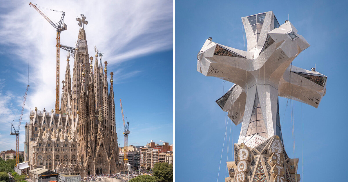 Sagrada Família inaugurates 176-meter tower on centenary of Gaudí's death