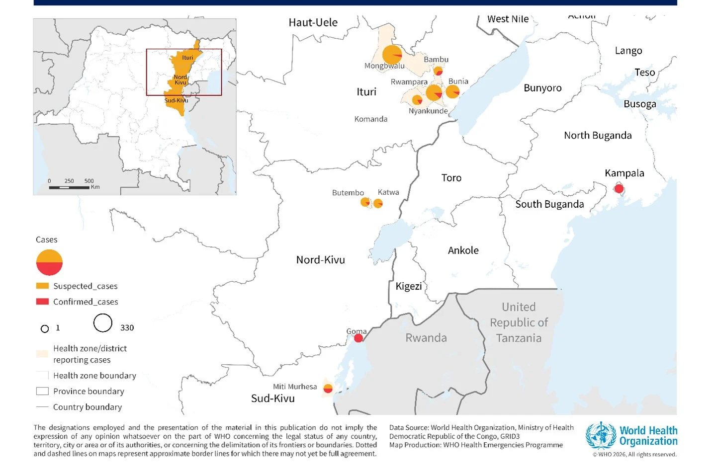 Ebola disease caused by Bundibugyo virus – Democratic Republic of the Congo