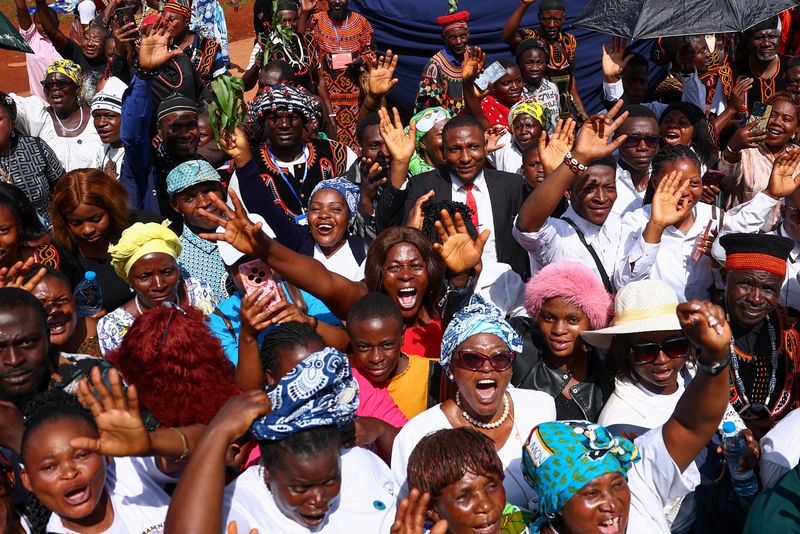 Pope Leo, in Cameroon, decries world ruled by ‘tyrants’ after Trump attacks