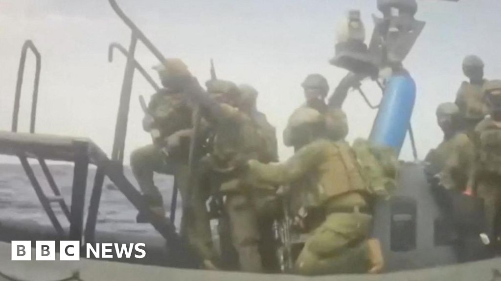 Israeli forces board Gaza-bound flotilla near Cyprus, activists say