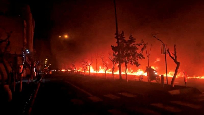 WHO warns of health risks from 'black rain' in Iran