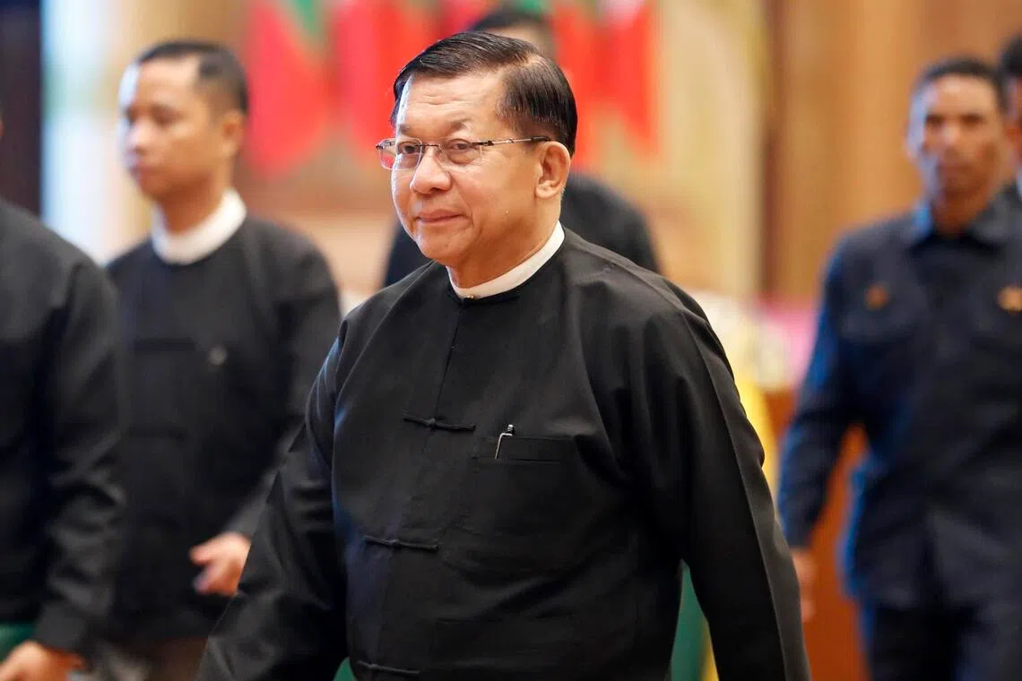 Myanmar junta chief elected vice-president, moves a step closer to the presidency