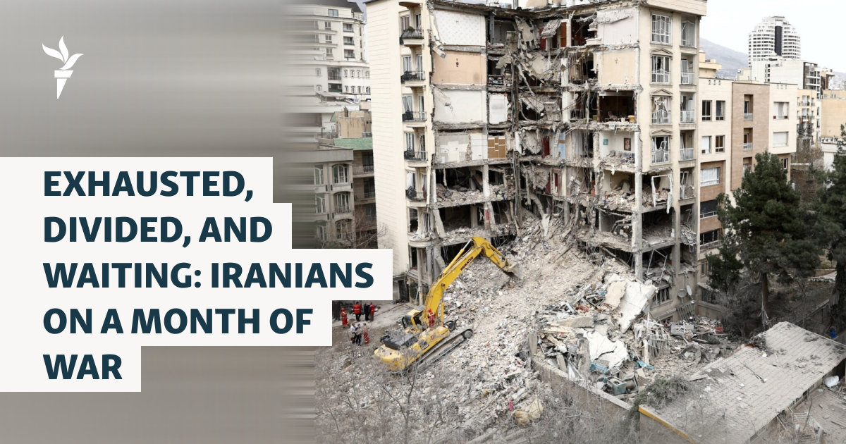 Exhausted, Divided, And Waiting: Iranians On A Month Of War