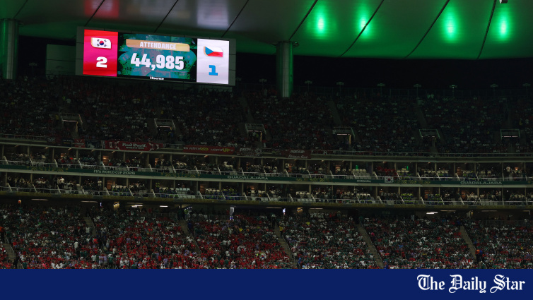 Fans blame ticket price hike for empty seats at S Korea-Czechia match