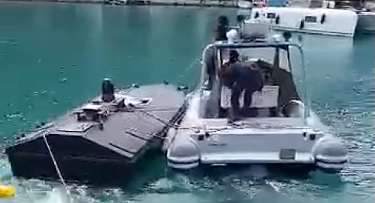 Ukrainian Magura V5 Naval Drone Found near Greece with Explosives and Notes