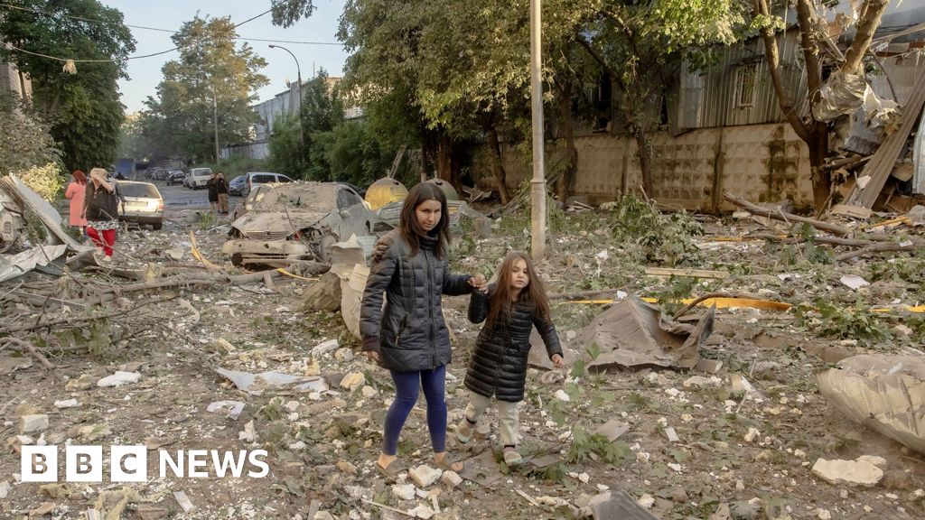 Massive Russian attack on cities across Ukraine kills at least 10 people