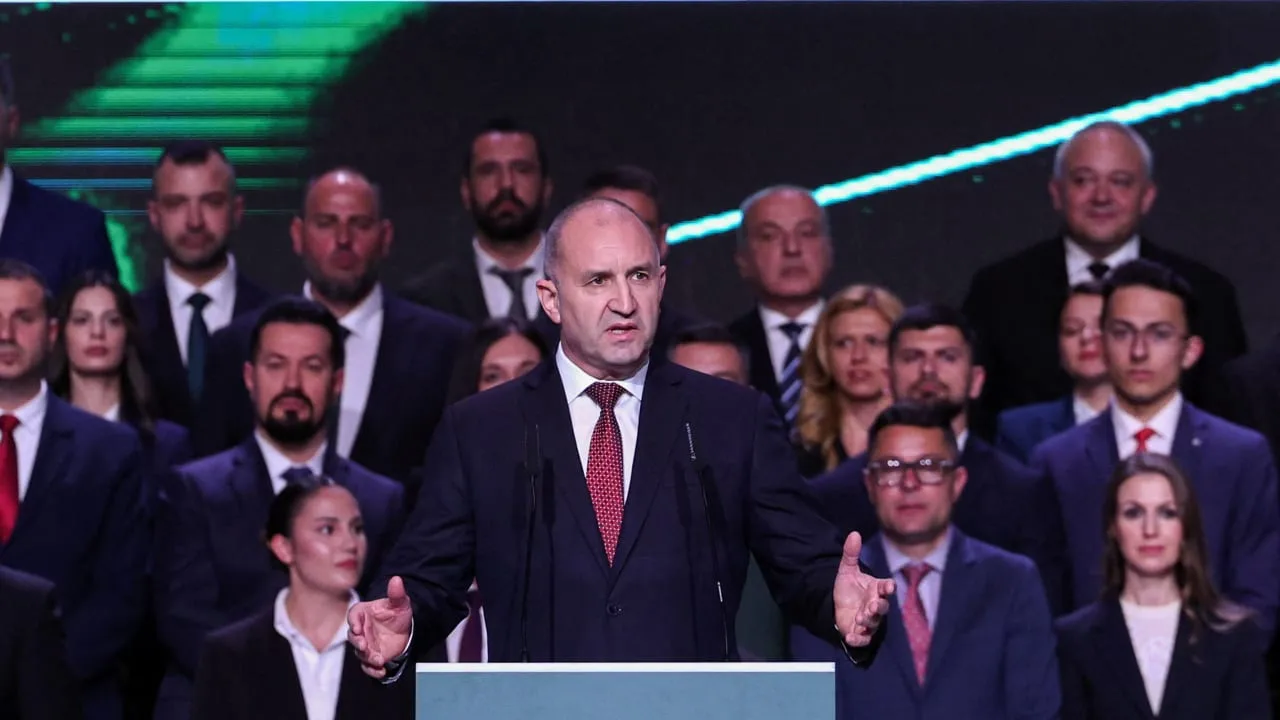 Bulgaria's former president Radev takes strong lead in election