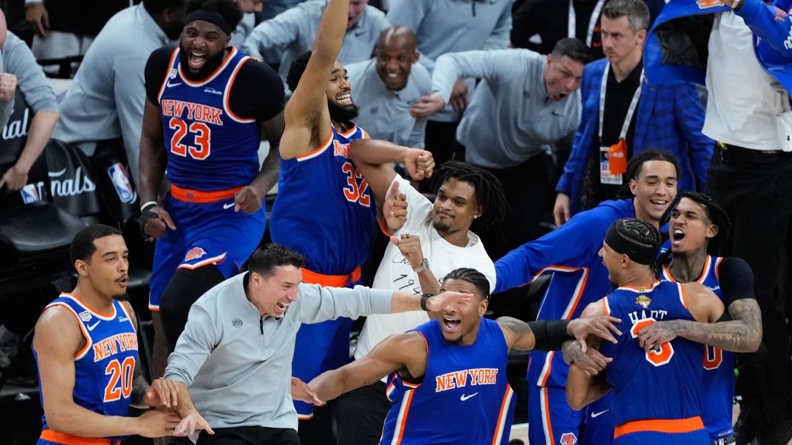 NBA Finals: New York Knicks crowned champions for first time in 53 years after victory over San Antonio Spurs in Game 5