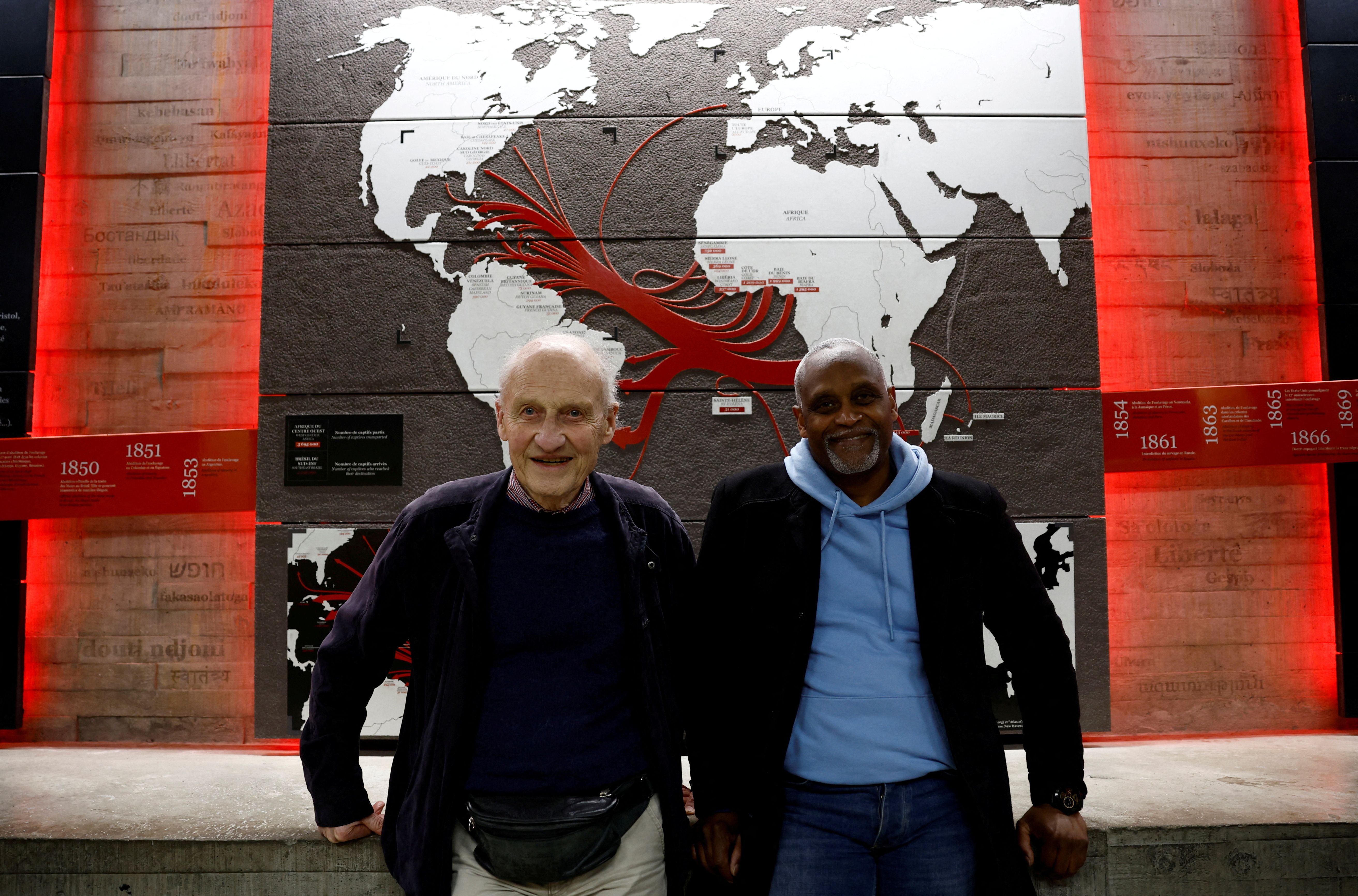 Man in his 80s becomes first in France to formally apologise for family's slavery links