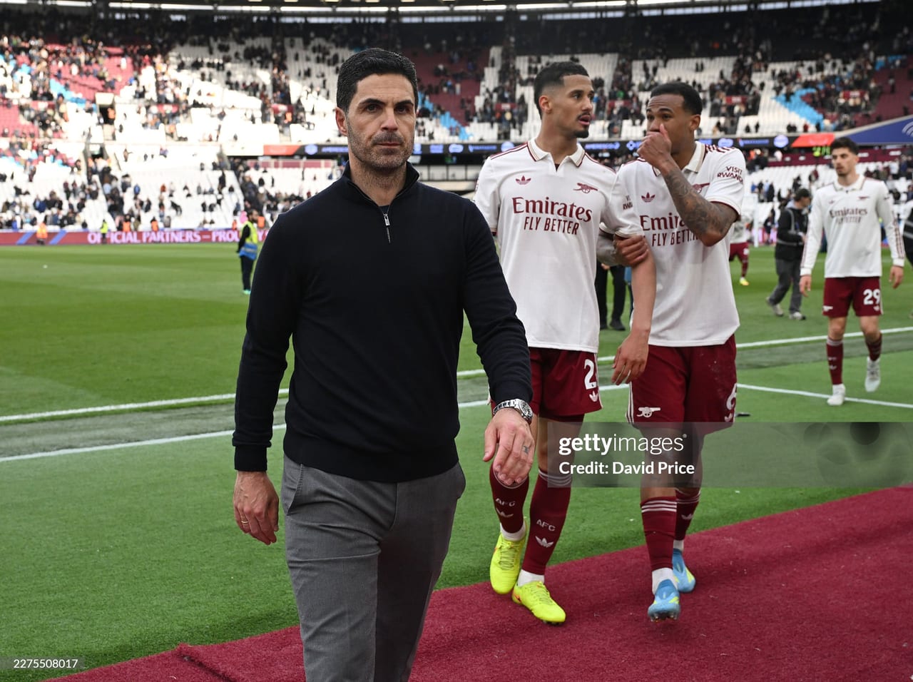 Arteta explains game management against West Ham