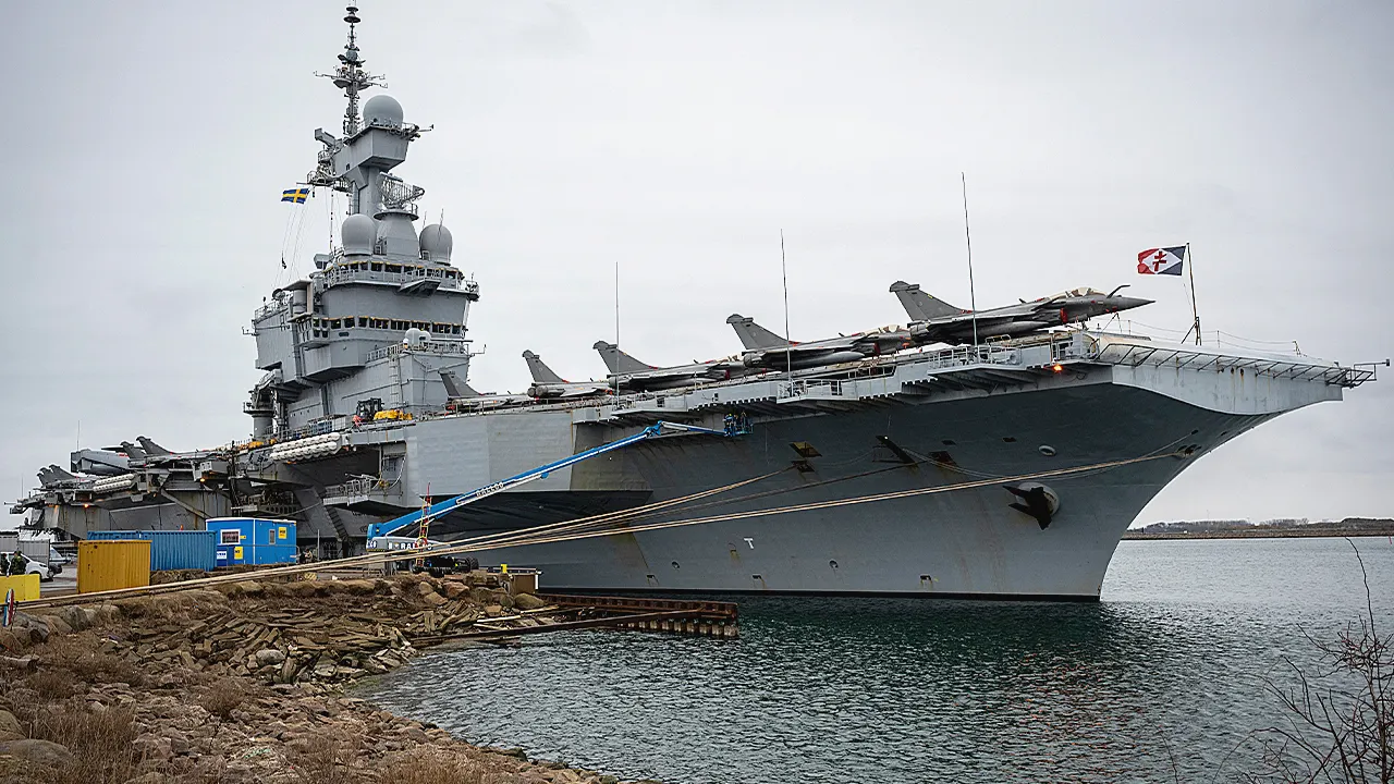 Sweden jams suspected Russian drone near French aircraft carrier