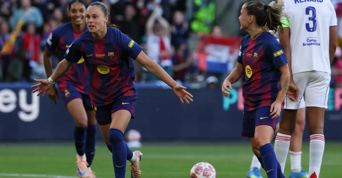 Barcelona Femení complete historic second Quadruple with 4-0 win over Lyon in Women’s Champions League Final