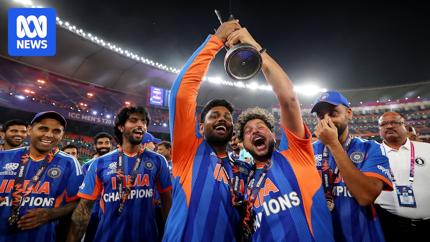 India dominates New Zealand in the T20 World Cup final to claim back-to-back titles