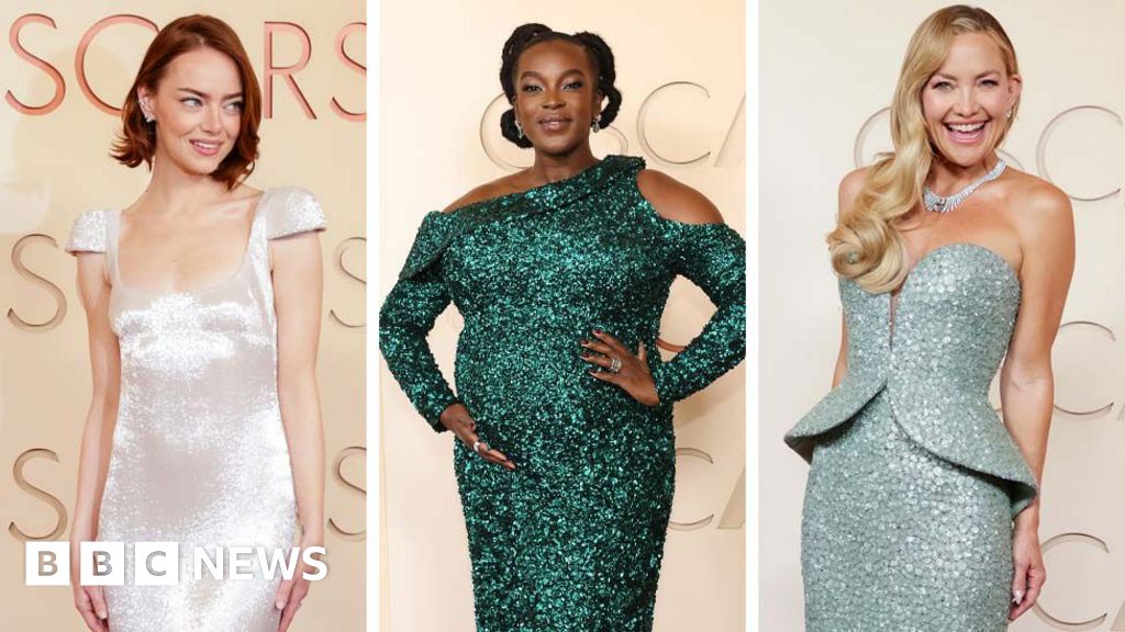 Oscars red carpet: Stars and fashion in pictures
