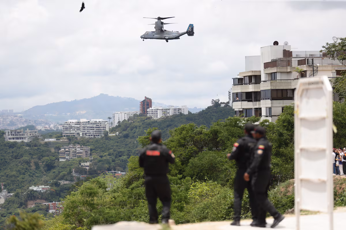 Estados Unidos concreta un simulacro militar de evacuación en Caracas