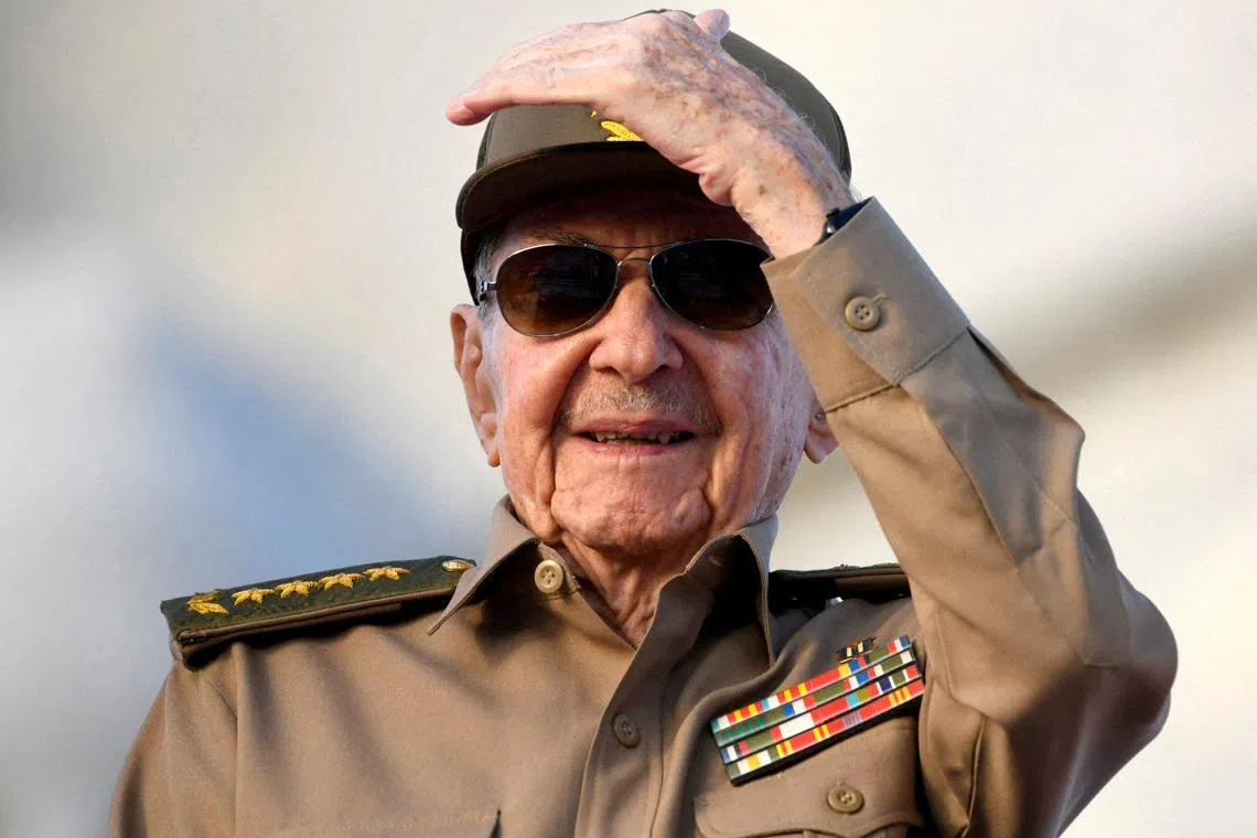 Cuba's Raul Castro, wanted by US, appears at event in Havana