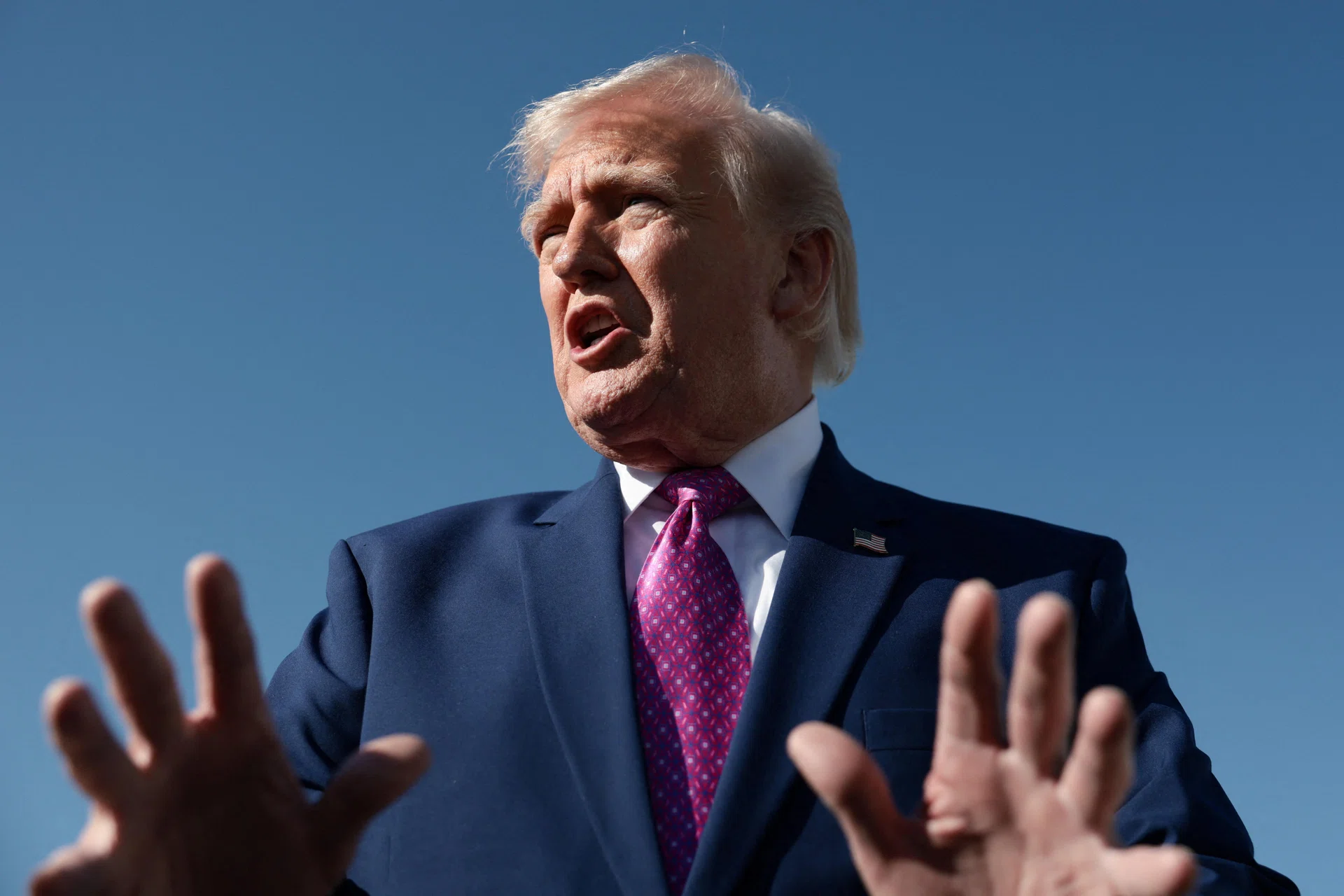 Trump says he has 'good news' on Iran, offers no clarity on peace deal