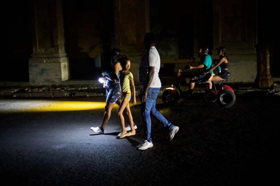 Cuba plunged into islandwide blackout as power crisis worsens, in photos