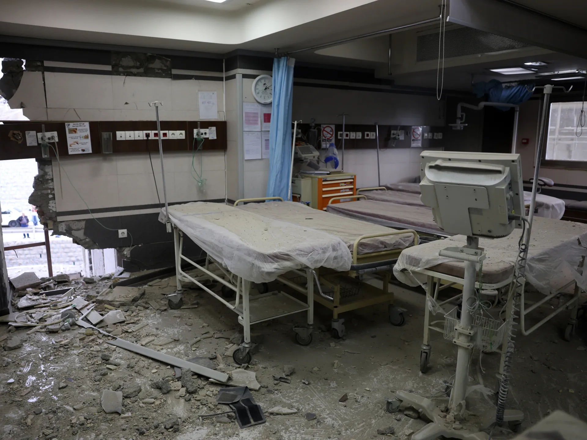 Iran demands international action after attacks impact hospitals, schools