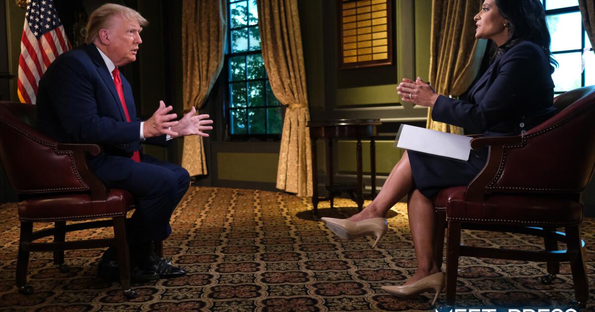 President Trump storms off NBC interview after claiming California election was ‘rigged’