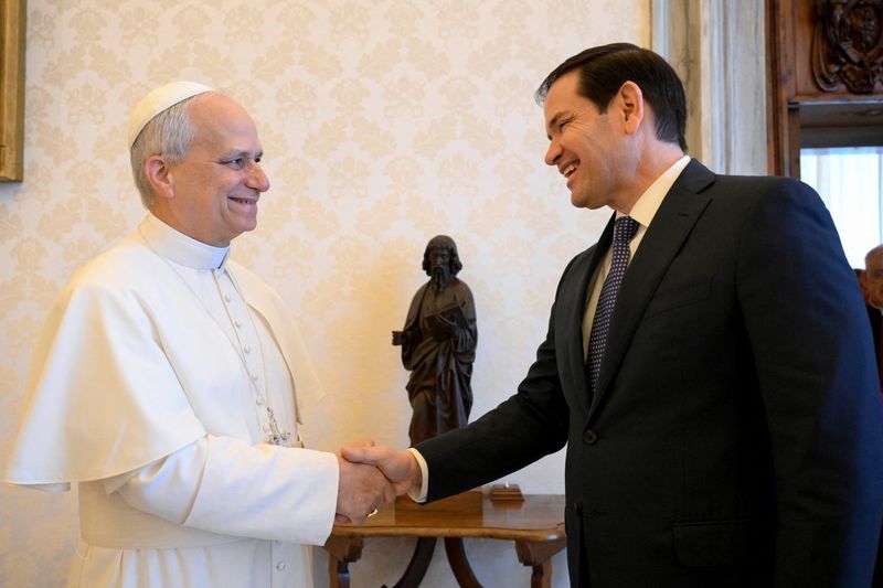Top US diplomat Rubio will have 'frank' dialogue with Pope Leo, ambassador says