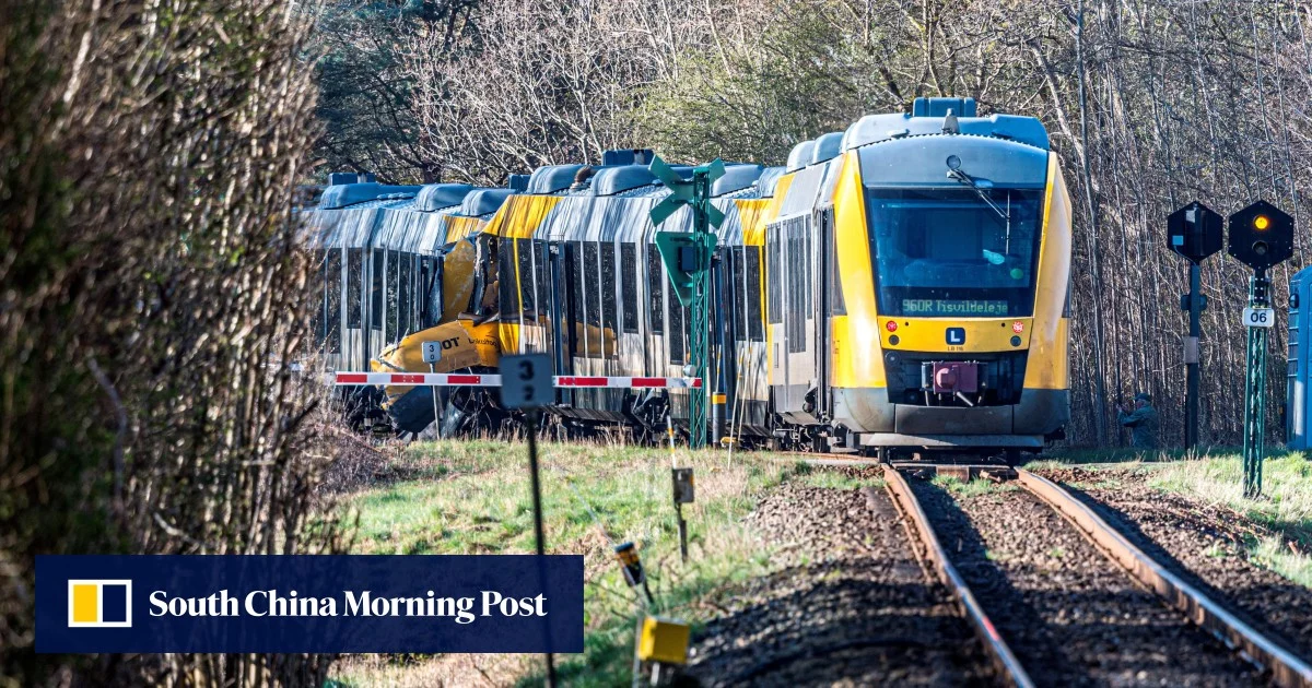 Trains collide head-on in Denmark, causing multiple injuries