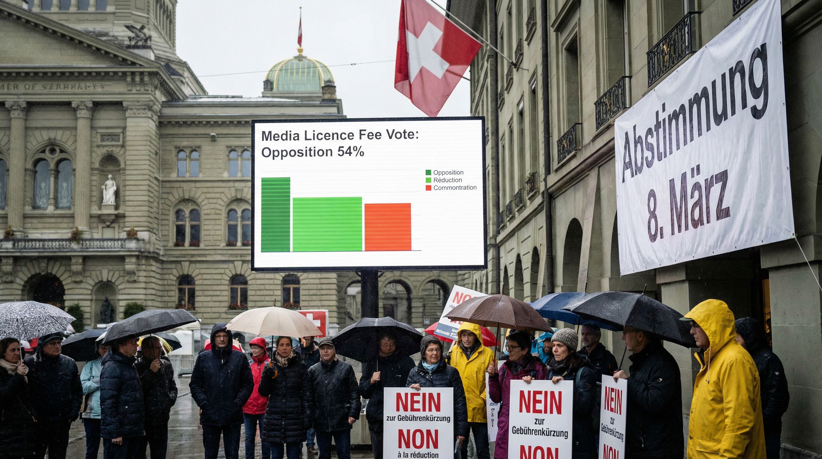 Opposition to Media Licence Fee Cut Grows Ahead of March 8 Vote, Poll Shows