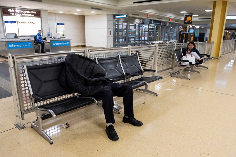 Storms cancel more US flights as TSA remains under pressure from partial government shutdown