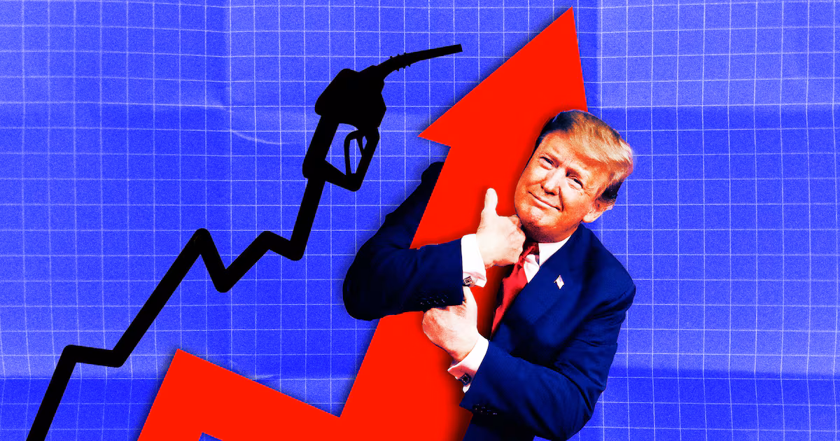 Trump Defends Gas Prices With Bonkers Claim He Loves Inflation