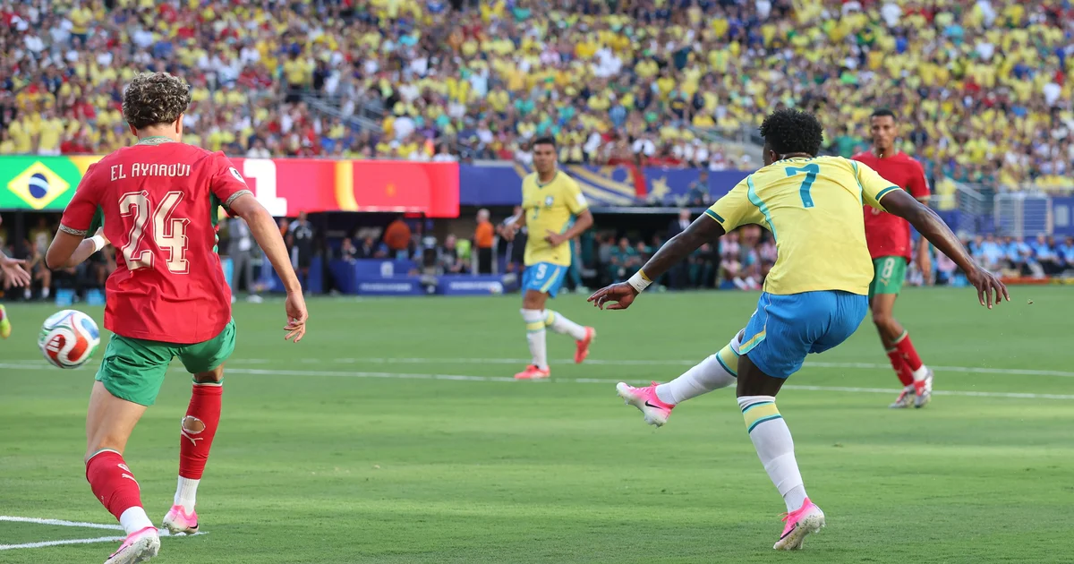 Brazil rallies for 1-1 draw against Morocco in its World Cup opener behind Vinícius Júnior goal