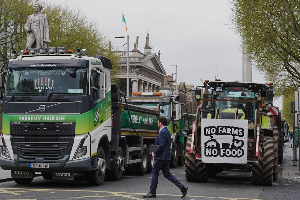 Irish fuel protests enter fourth day as government seeks to head off shortages, open blocked roads