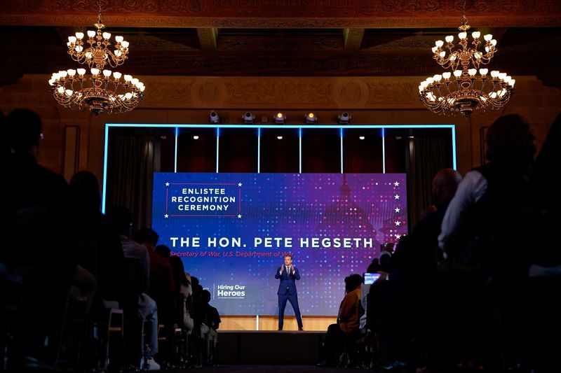 Hegseth, at D-Day event, says Europe faces 'invasion' of dangerous ideologies