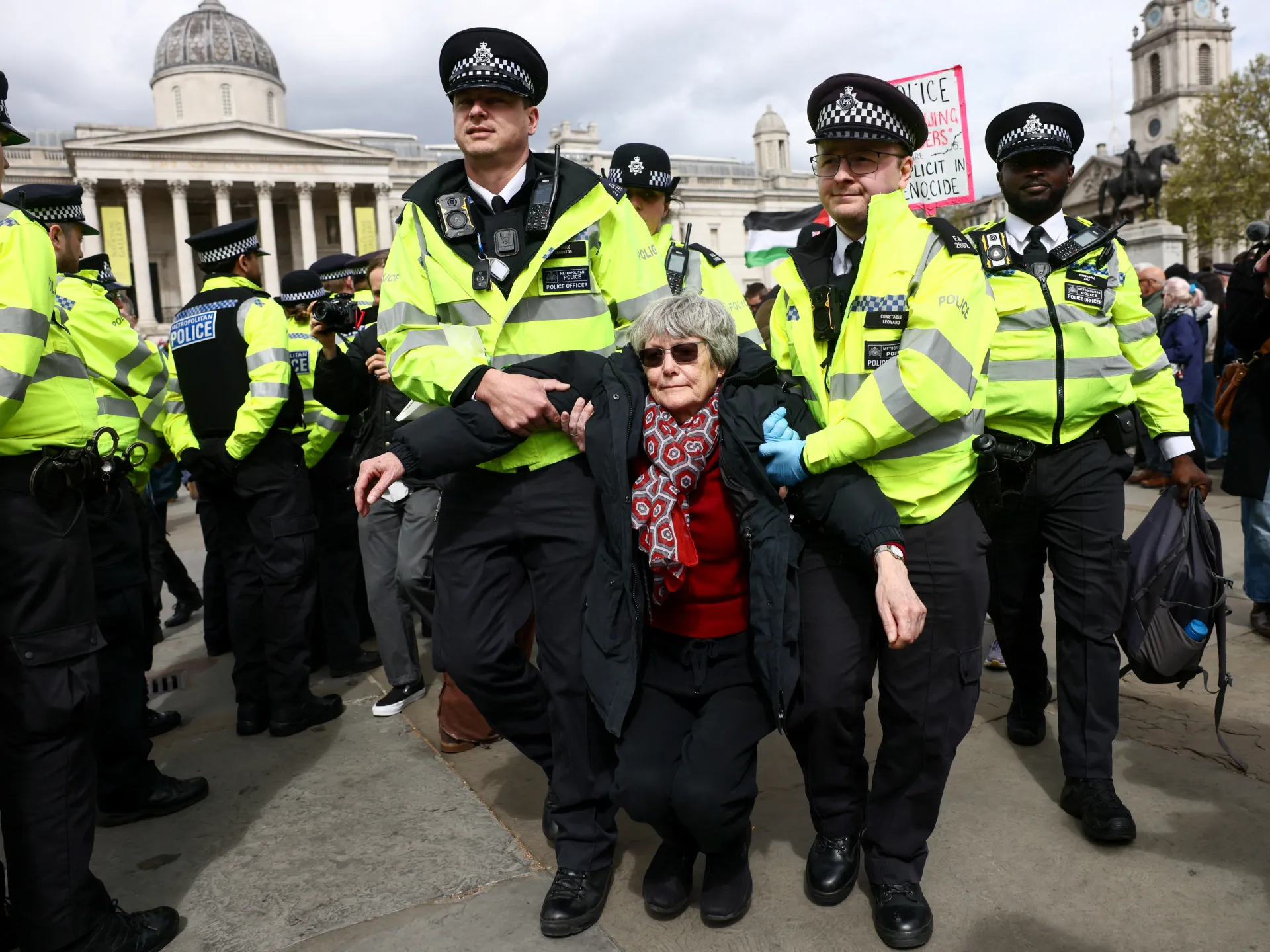 Hundreds arrested at UK protest against Palestine Action ban
