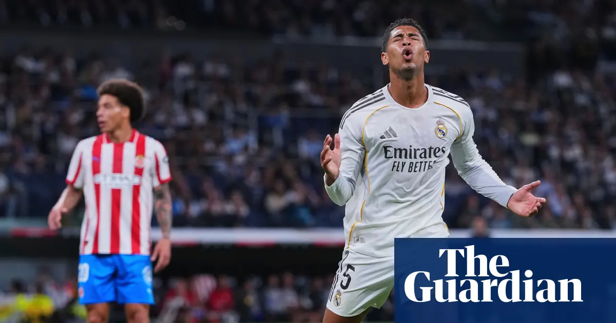 European football: Real Madrid held at home by Girona to extend winless run