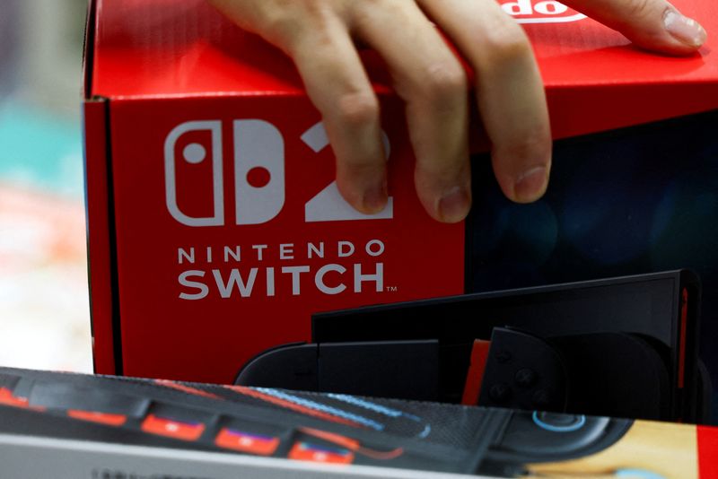Nintendo shares slide 11% as Switch 2 momentum fears grow