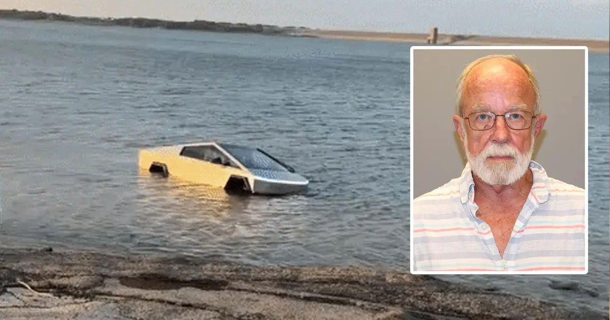 WATCH: Man arrested after driving Tesla Cybertruck into Grapevine Lake to test 'Wade Mode'