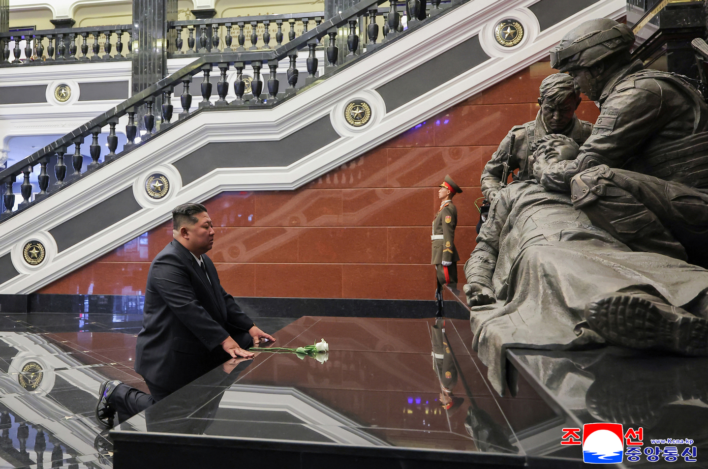 Kim Jong-un, Russian officials attend inauguration ceremony for North memorial