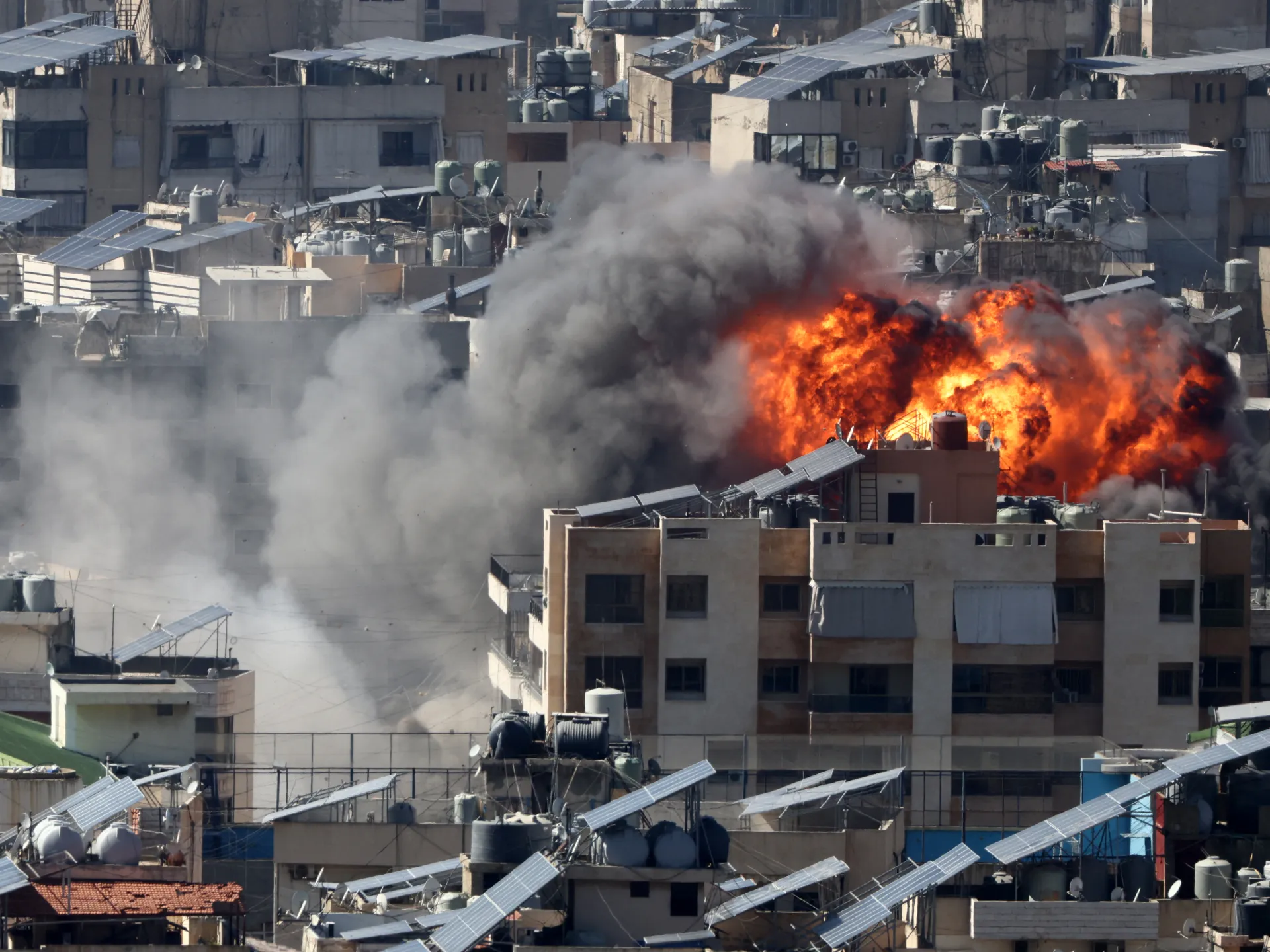 Israel strikes Hezbollah financial institutions as Lebanon calls for talks