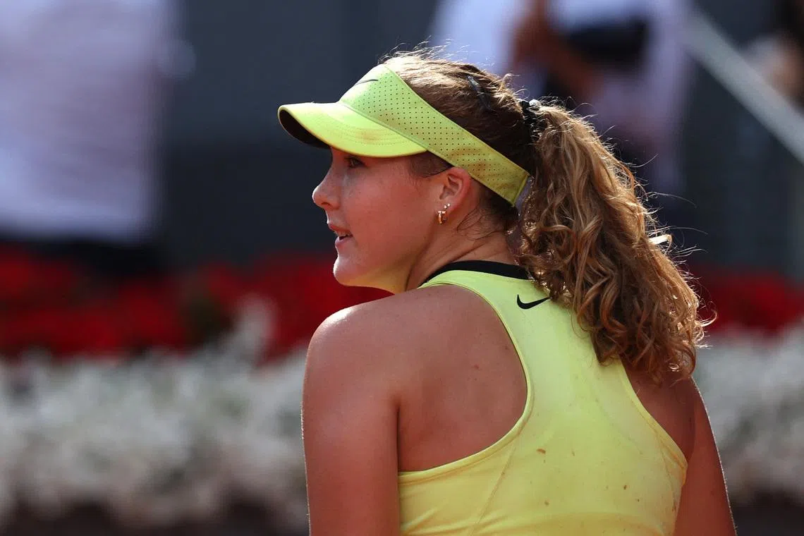 Andreeva fends off Baptiste challenge to reach Madrid Open final