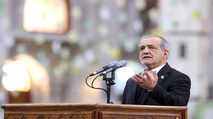 Iran's president stresses importance of diplomacy while noting distrust of US