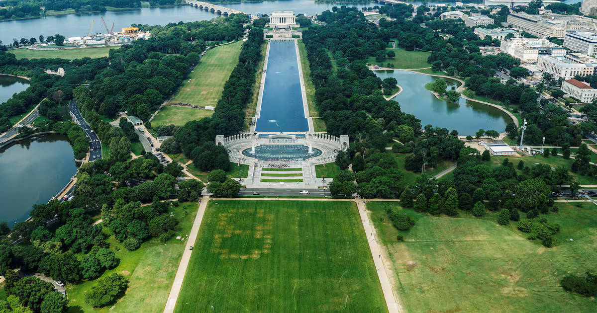 Trump Deploys National Guard Over Giant Mystery Message on National Mall
