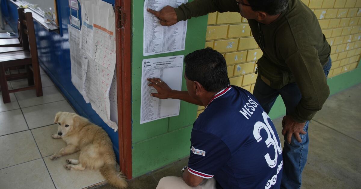 Peru faces presidential runoff as election count drags on after ballot delays